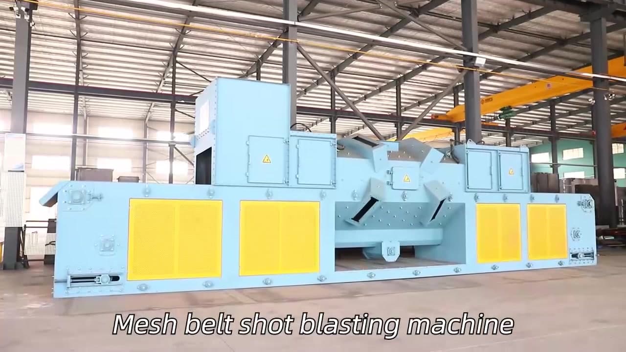 Wire Mesh Belt Shot Blasting Machine for Heat-Treated Steel Parts