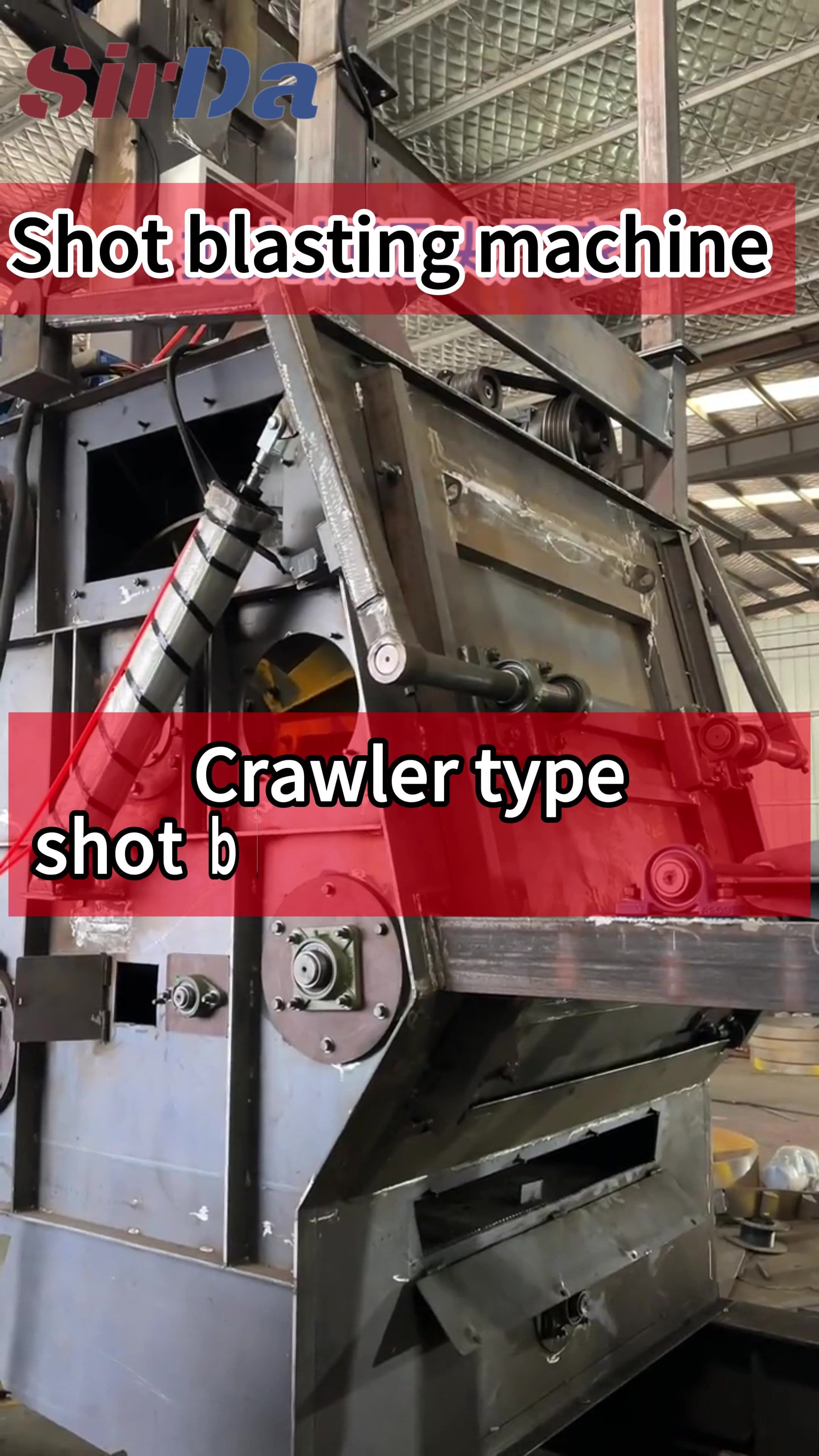Auto Loading Crawler Belt Shot Blaster for Forged Parts