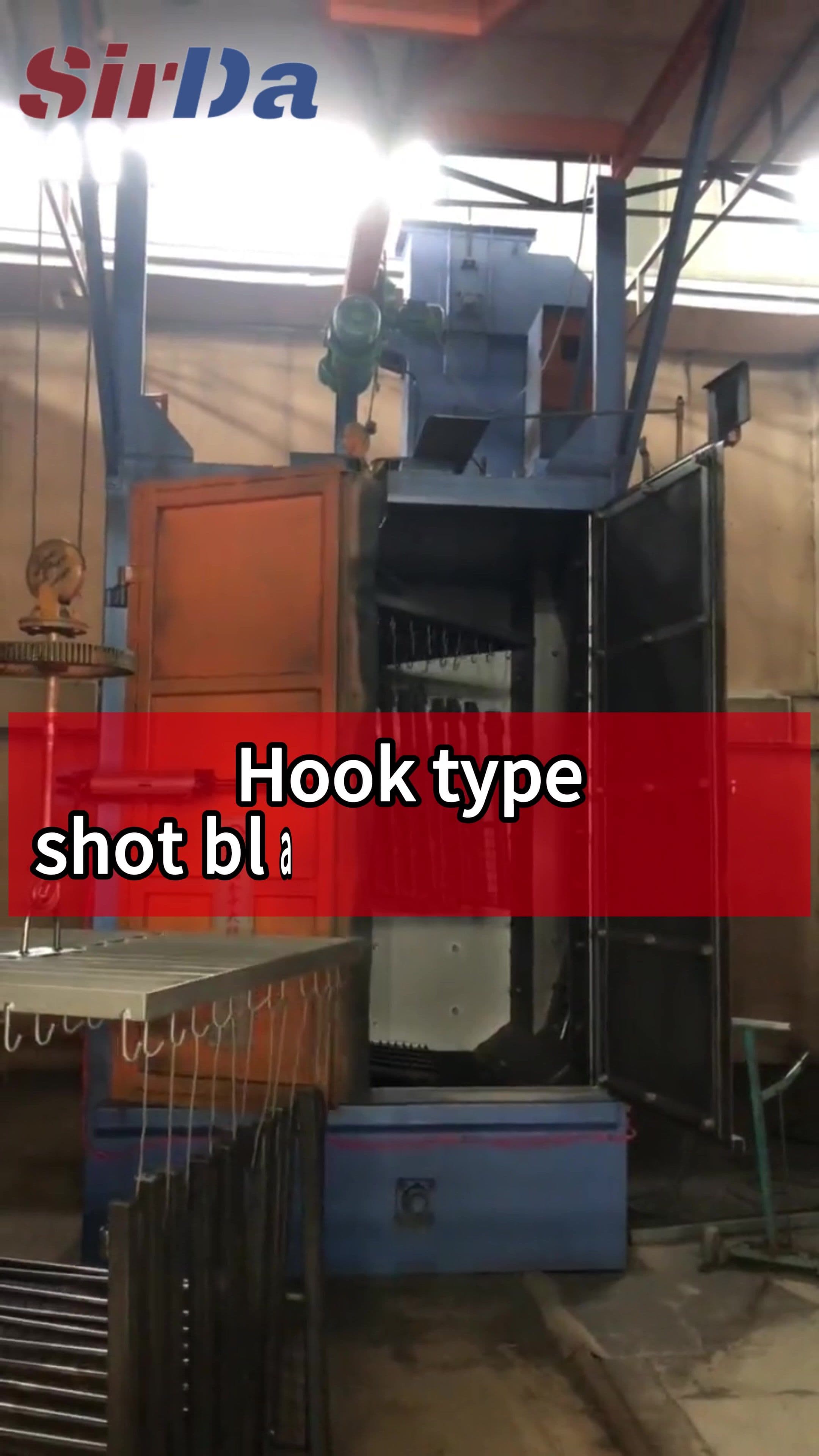 Spinner Hanger Shot Blasting Machine for Coating Preparation